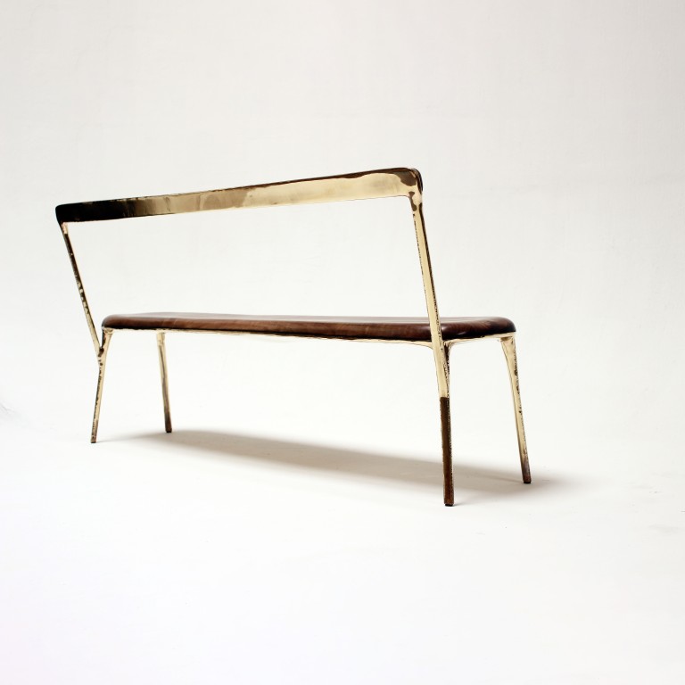  - Brass - Bench with back